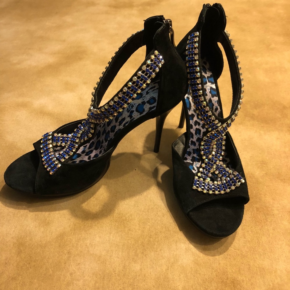 Rhinestone Heel by Two Lips, 10